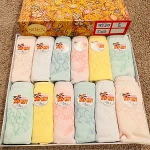 COPY - SOEN Bikini panties EMBROIDERED SIZE Large 12 pcs